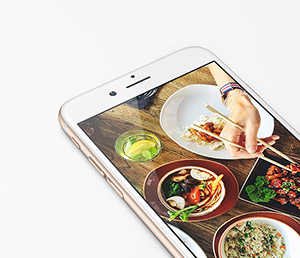 اپلیکیشن موبایل رستوران همراه اندروید و آیفون - سامانه بلوط